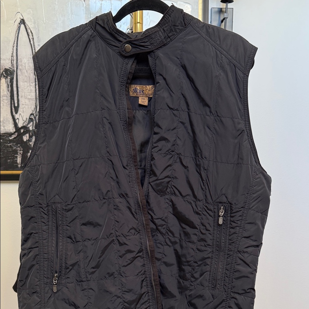Pronto Uomo Black Quilted Vest